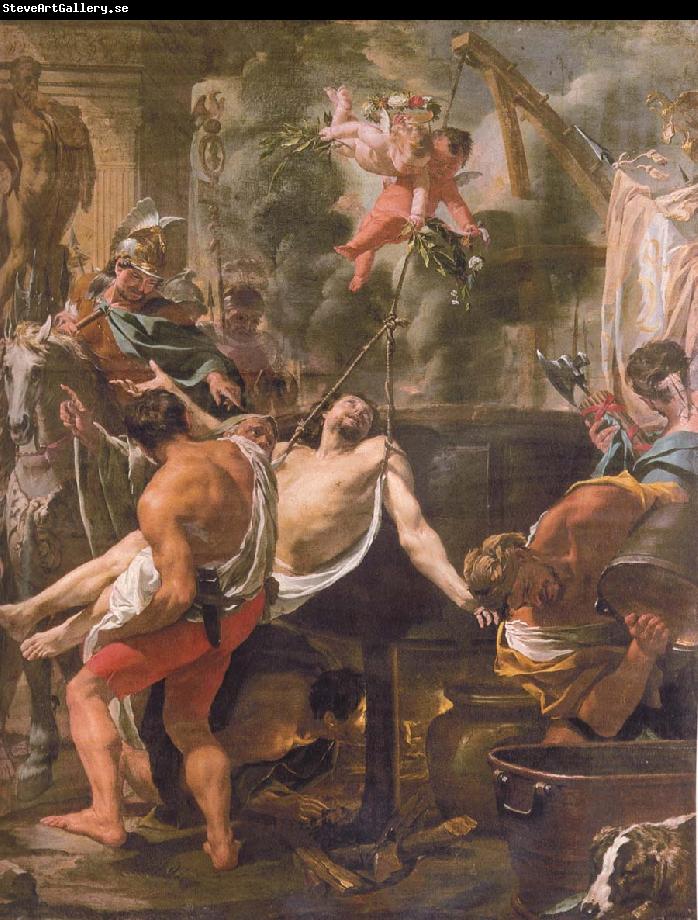 Brun, Charles Le The Martyrdom of st john the evangelist at the porta Latina